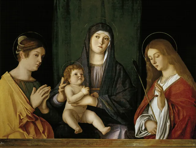 The Virgin and Child between two Saints
