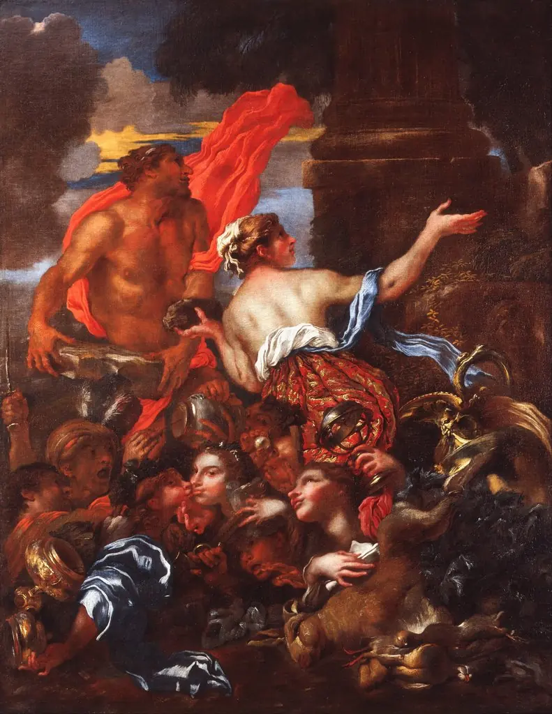 Deucalion and Pyrrha, by Giovanni Benedetto Castiglione