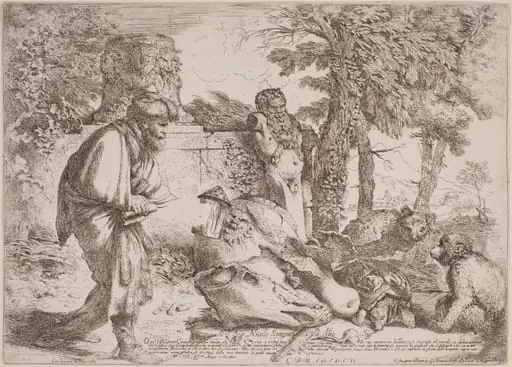 Diogenes Searching for an Honest Man, by Giovanni Benedetto Castiglione