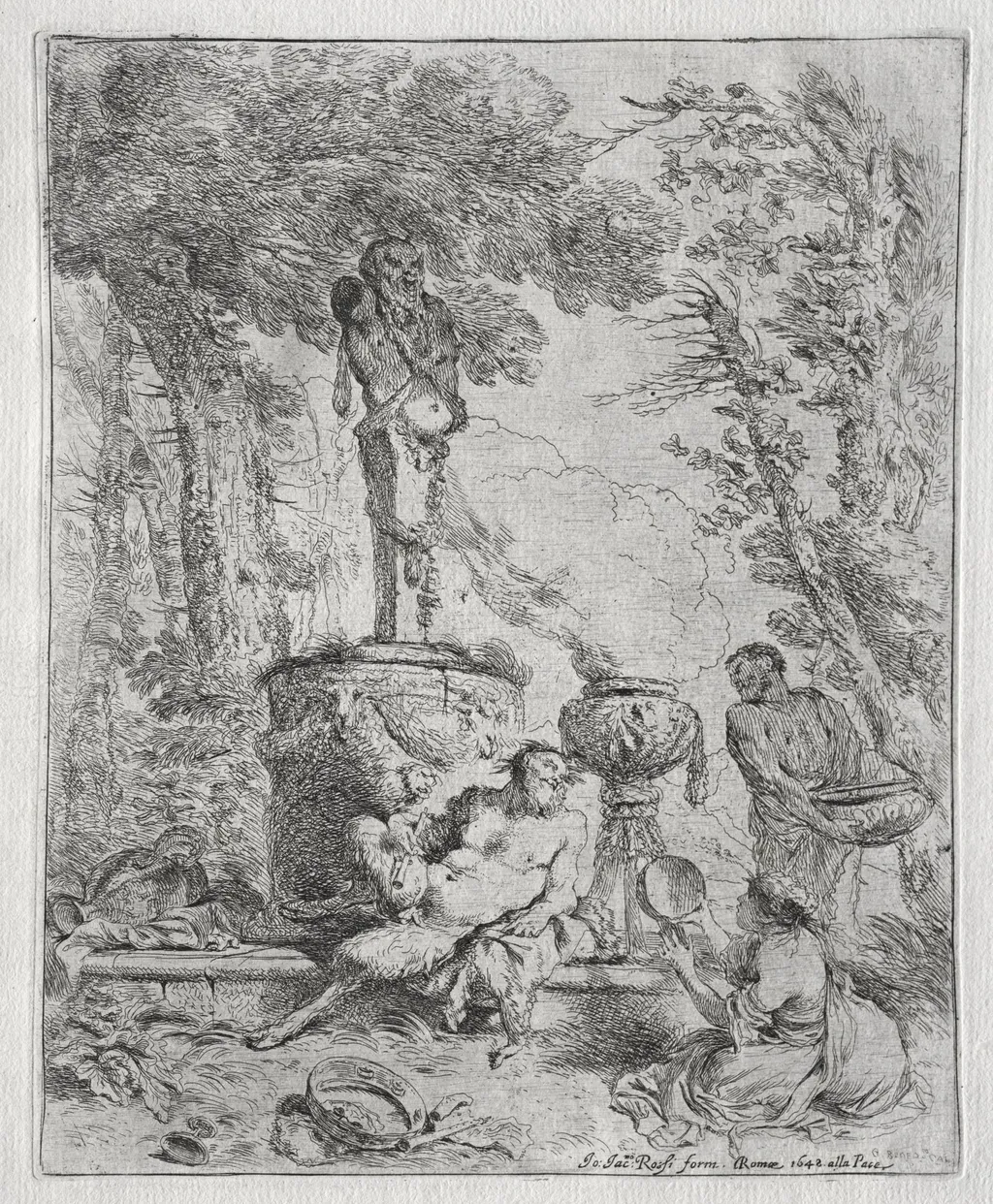 Fete of Pan, by Giovanni Benedetto Castiglione, 1648