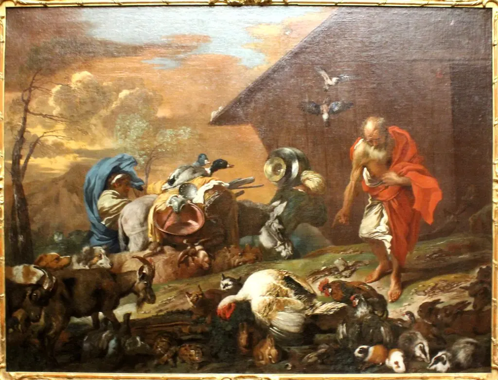In Front of Noah's Ark (Dresden), by Giovanni Benedetto Castiglione