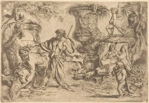 Temporalitas Aeternitas, by Giovanni Benedetto Castiglione