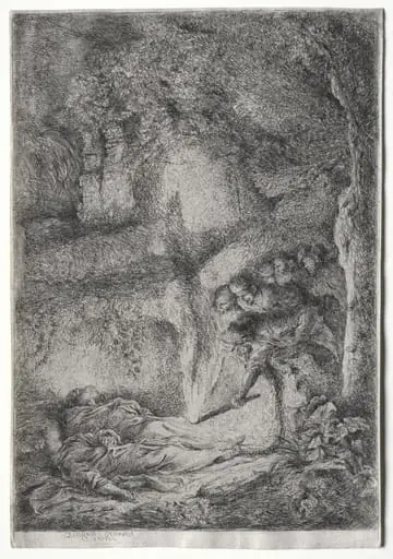 The Discovery of the Bodies of Saints Peter and Paul, by Giovanni Benedetto Castiglione
