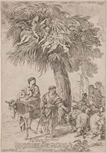 The Flight into Egypt, by Giovanni Benedetto Castiglione