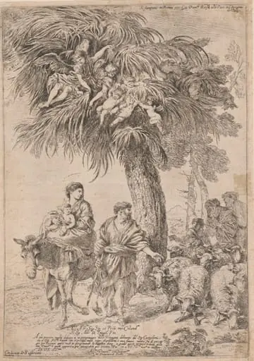 The Flight into Egypt, by Giovanni Benedetto Castiglione