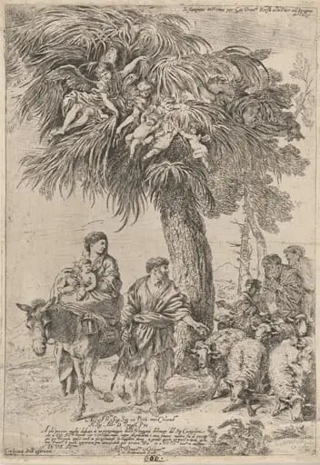 The Flight into Egypt, by Giovanni Benedetto Castiglione