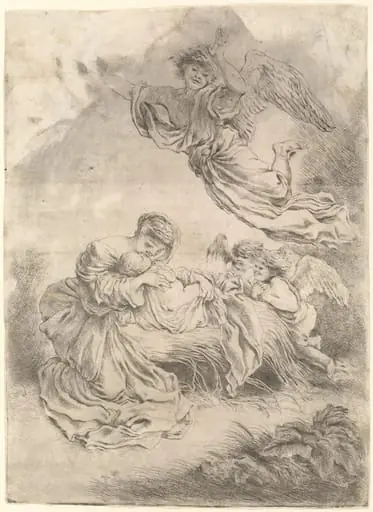 The Madonna and Child, by Giovanni Benedetto Castiglione