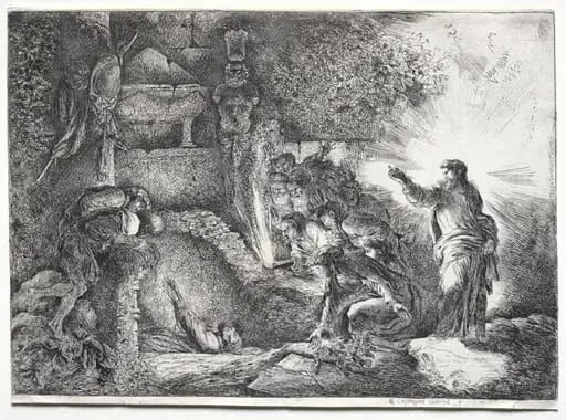 The Resurrection of Lazarus, by Giovanni Benedetto Castiglione