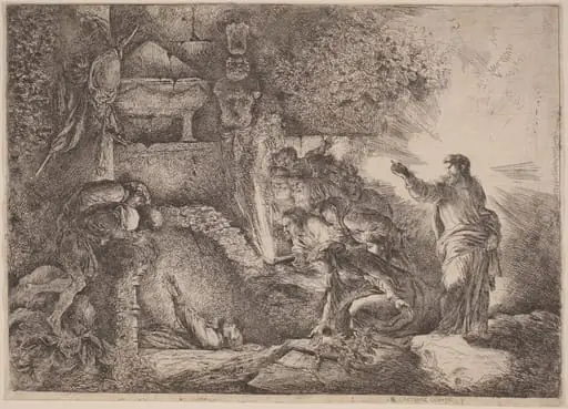 The Resurrection of Lazarus, by Giovanni Benedetto Castiglione