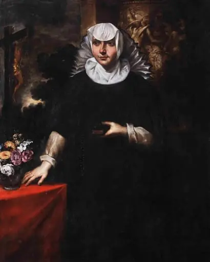 Portretul unei călugărițe, by Giovanni Bernardo Carbone