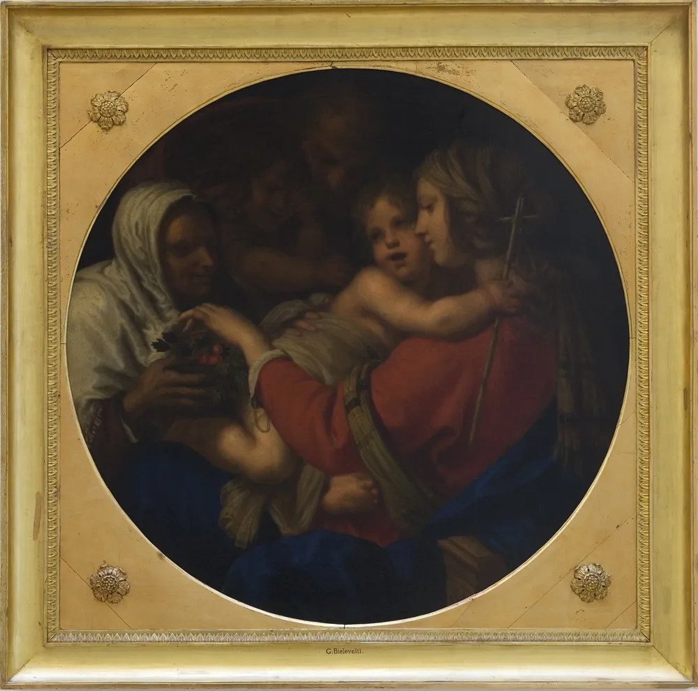 The Holy Family, by Giovanni Biliverti, oil, 1644