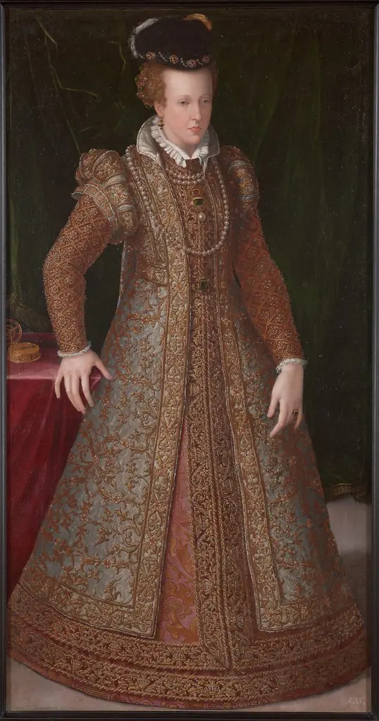 Portrait of Joanna of Austria, Grand Duchess of Tuscany, by Giovanni Bizzelli