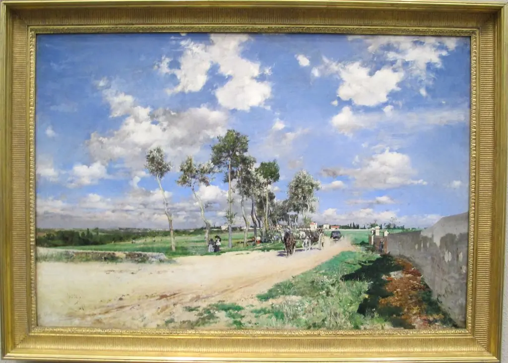 Highway of Combs-la-Ville, by Giovanni Boldini