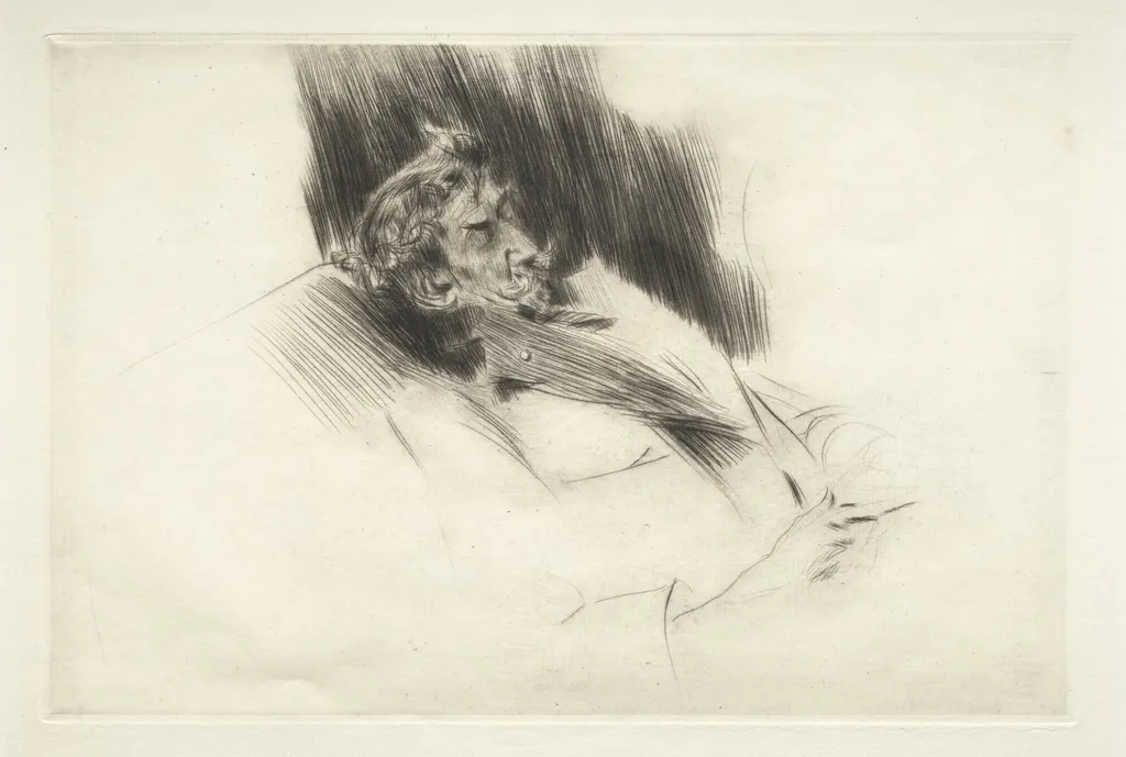 Whistler Asleep, by Giovanni Boldini, 1897