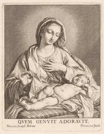 The Virgin and Sleeping Child, by Giovanni Bottani