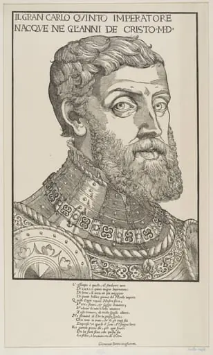 Il Gra Carlo Quinto imperatore nacque n Gl'anni de Cristo MD, by Giovanni Britto