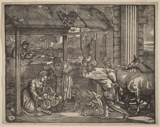 The Adoration of the Shepherds, by Giovanni Britto