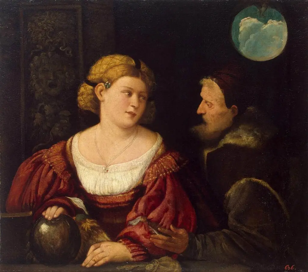 Seduction (Old Man and a Young Woman), by Giovanni Cariani