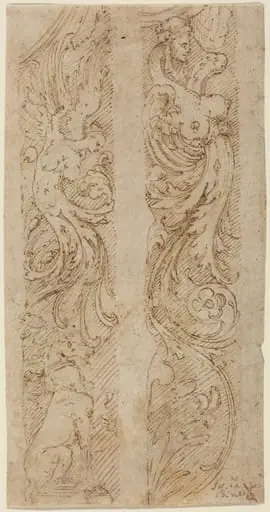 Grotesque Decorations for Wall Panels, by Giovanni da Udine