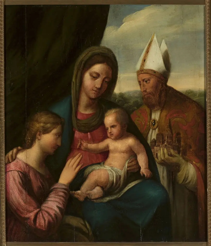 Mystical marriage of St. Catherine