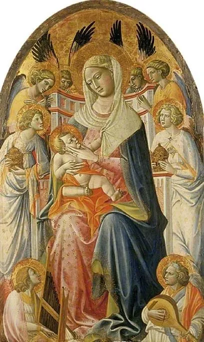 Virgin and Child with angels, by Giovanni dal Ponte, unspecified, 1425