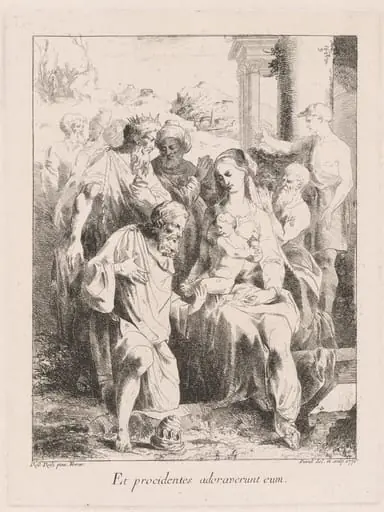 Adoration of the Magi, by Giovanni David