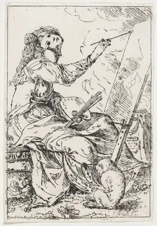 Allegory of Painting, by Giovanni David