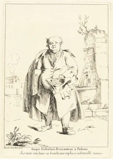 Gaspar Gribolari Brocanteur à Padoüe (Gaspar Gribolari, Secondhand Dealer in Padua), by Giovanni David
