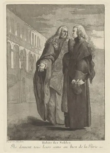 Habits des nobles (Dress of the Noblemen), by Giovanni David