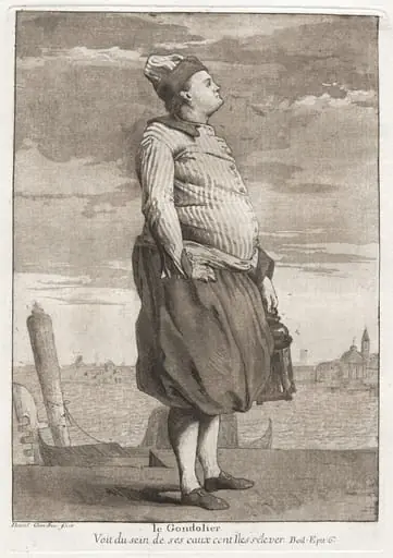 Le Gondolier (The Gondolier), by Giovanni David