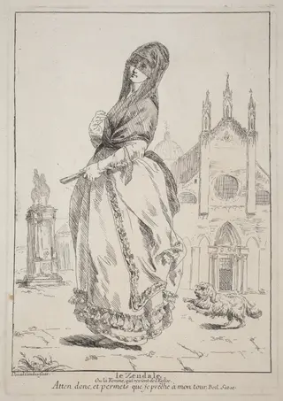 Le Zendale (Woman in a Hood, or the Woman Returning from Church)