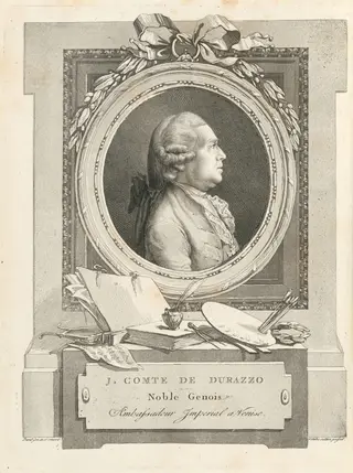 Portrait of Count Giacomo Durazzo, by Giovanni David
