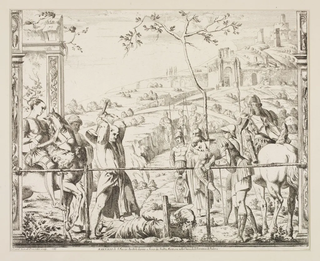 The Martyrdom of St. James and St. Christopher, by Giovanni David, 1776