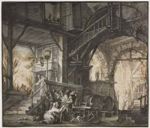 Theater Scene, by Giovanni David