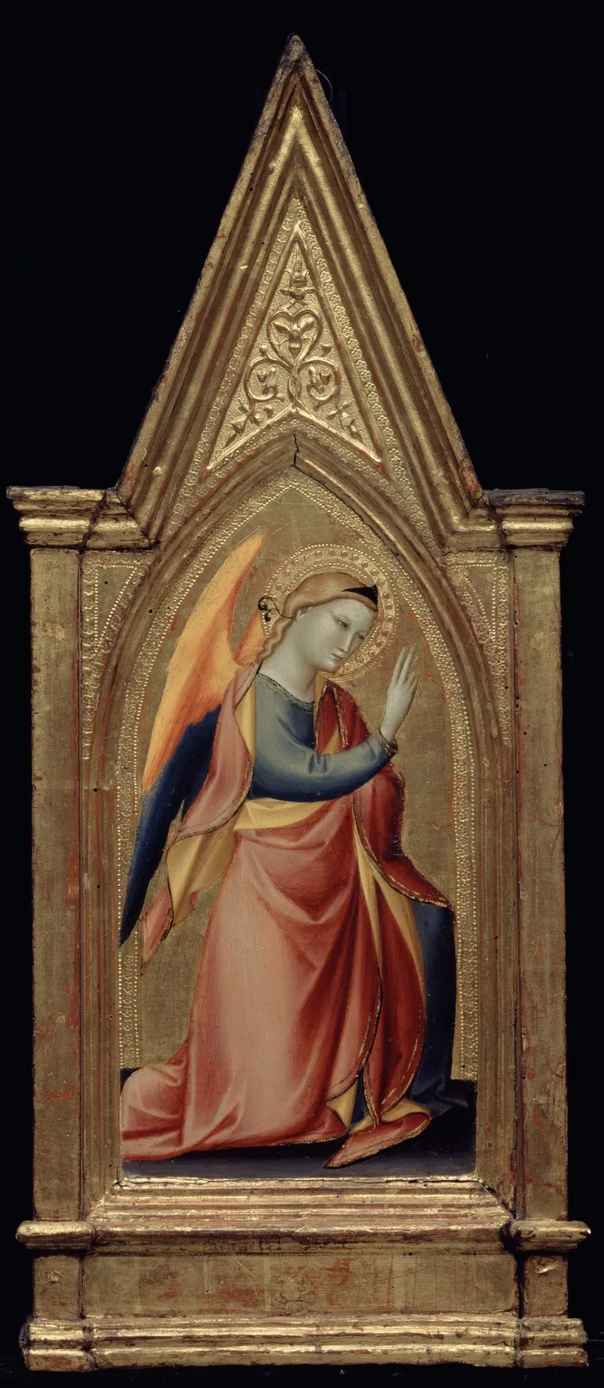 Angel Annunciate, by Giovanni del Biondo, tempera, 1356