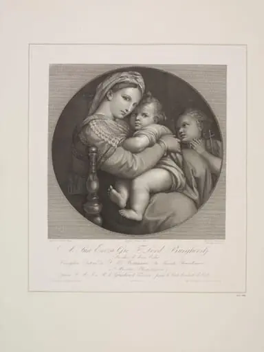 Madonna della Sedia, by Giovanni Della Bella