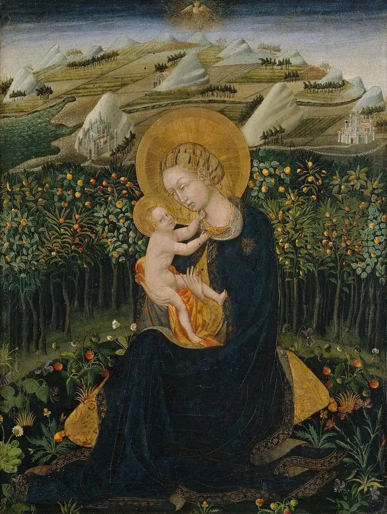 Madonna of Humility, by Giovanni di Paolo