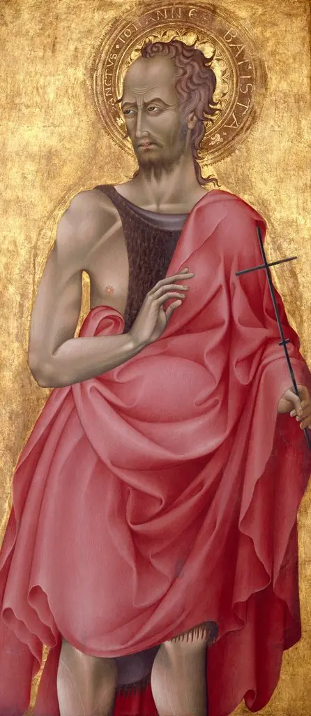 Saint John the Baptist, by Giovanni di Paolo