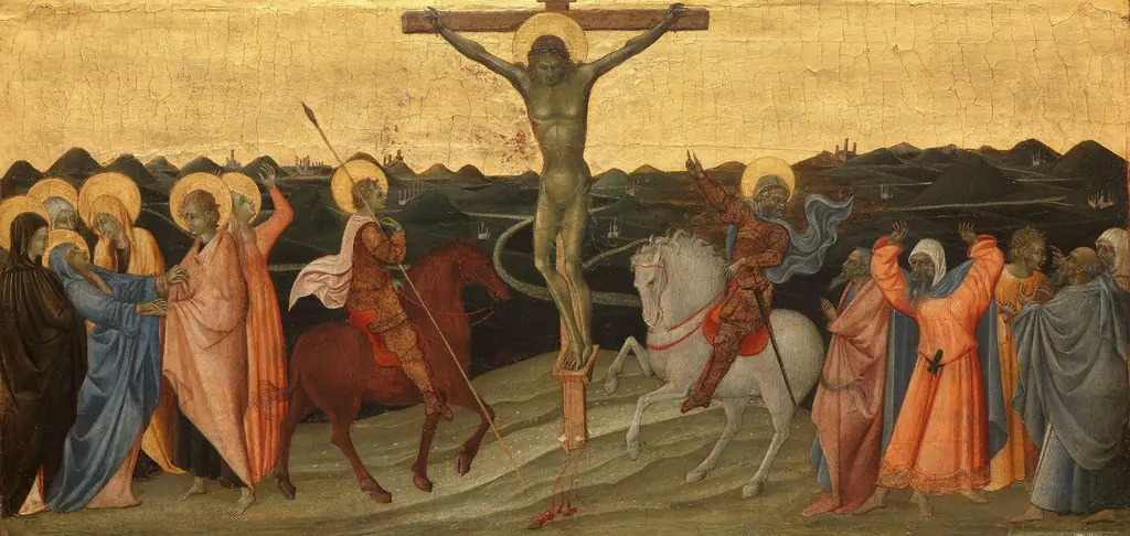 The Crucifixion, by Giovanni di Paolo
