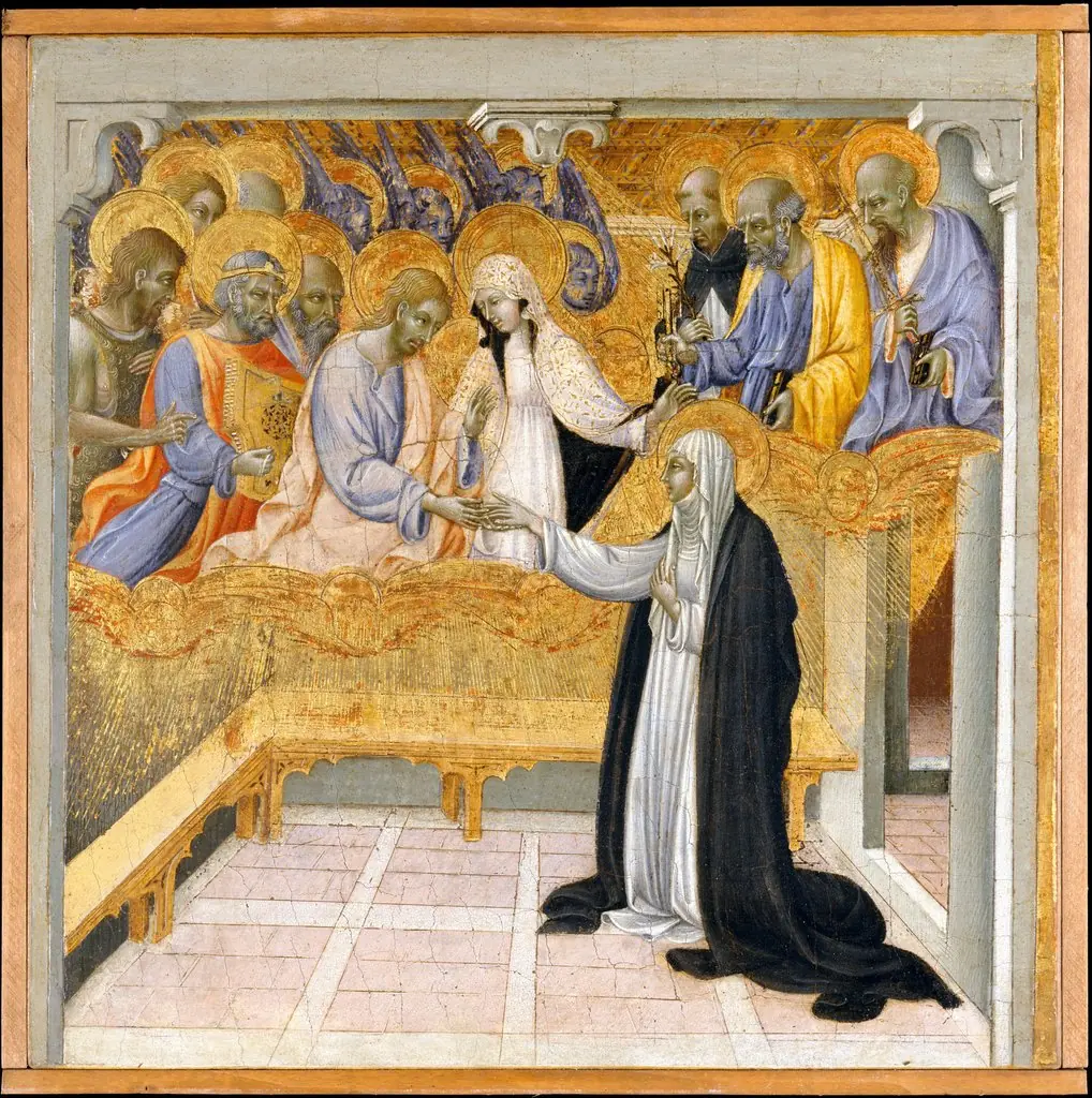 The Mystic Marriage of Saint Catherine of Siena, by Giovanni di Paolo