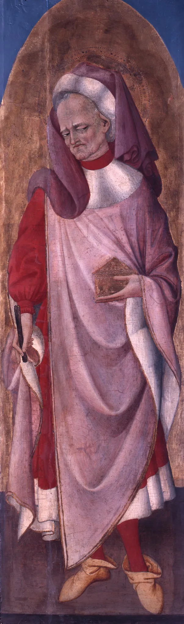 Saint Cosma, by Giovanni di Pietro Falloppi, paint
