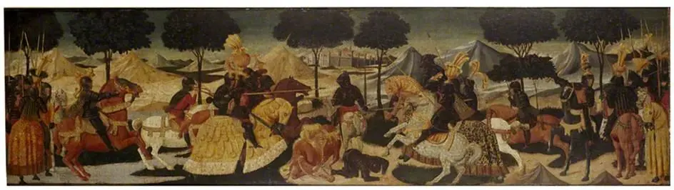 A Tournament, by Giovanni di ser Giovanni Guidi