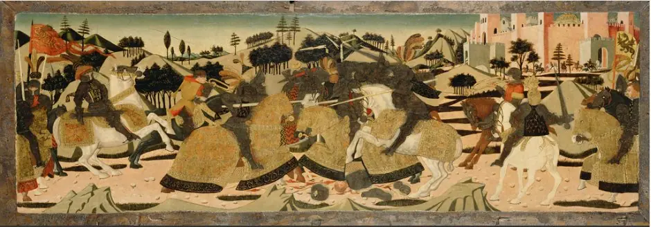Battle Scene, by Giovanni di ser Giovanni Guidi