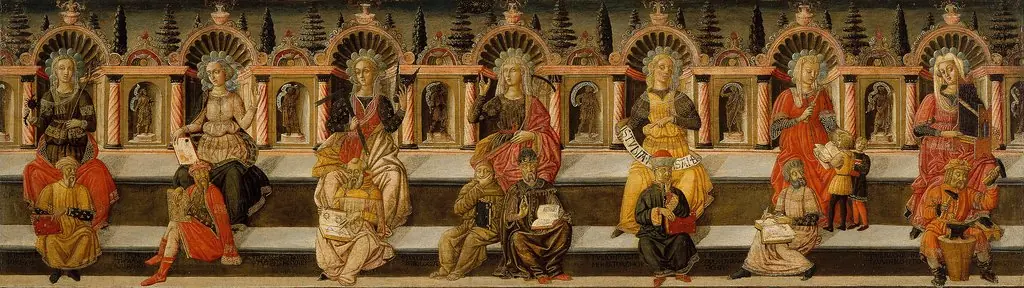 The Seven Liberal Arts, by Giovanni di ser Giovanni Guidi