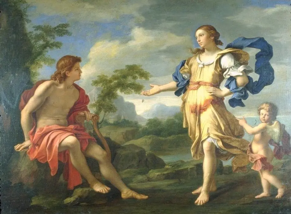 Apollo and the Sibylle of Cumae, by Giovanni Domenico Cerrini