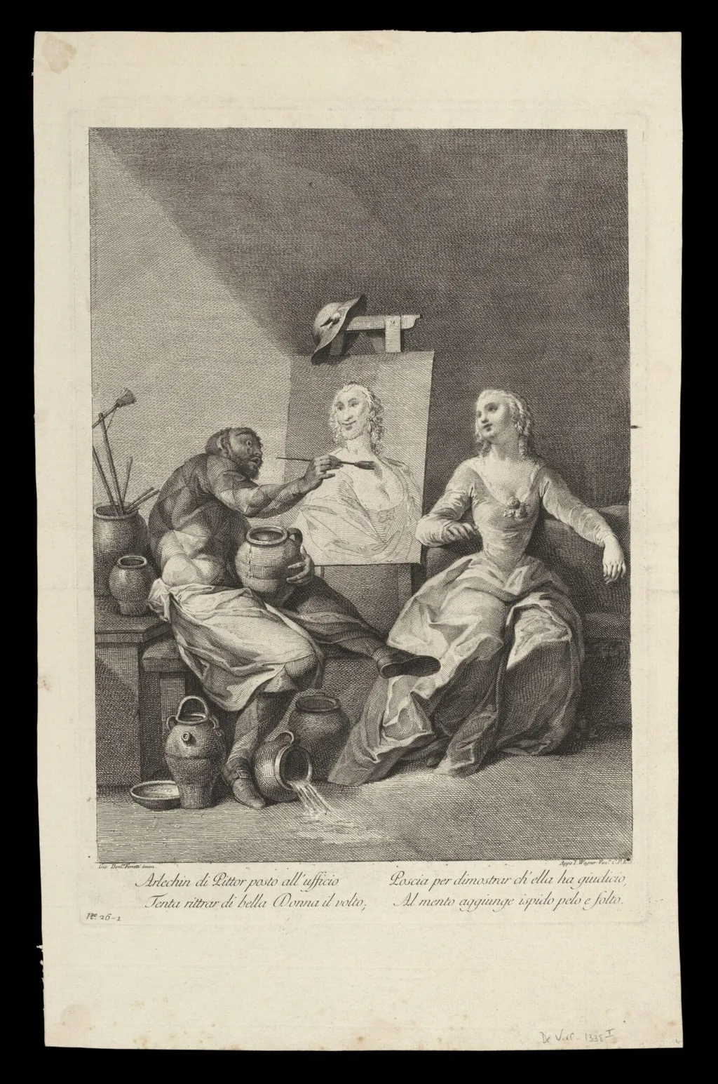 H Beard Print Collection, by Giovanni Domenico Ferretti, 1760