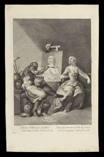 H Beard Print Collection, by Giovanni Domenico Ferretti