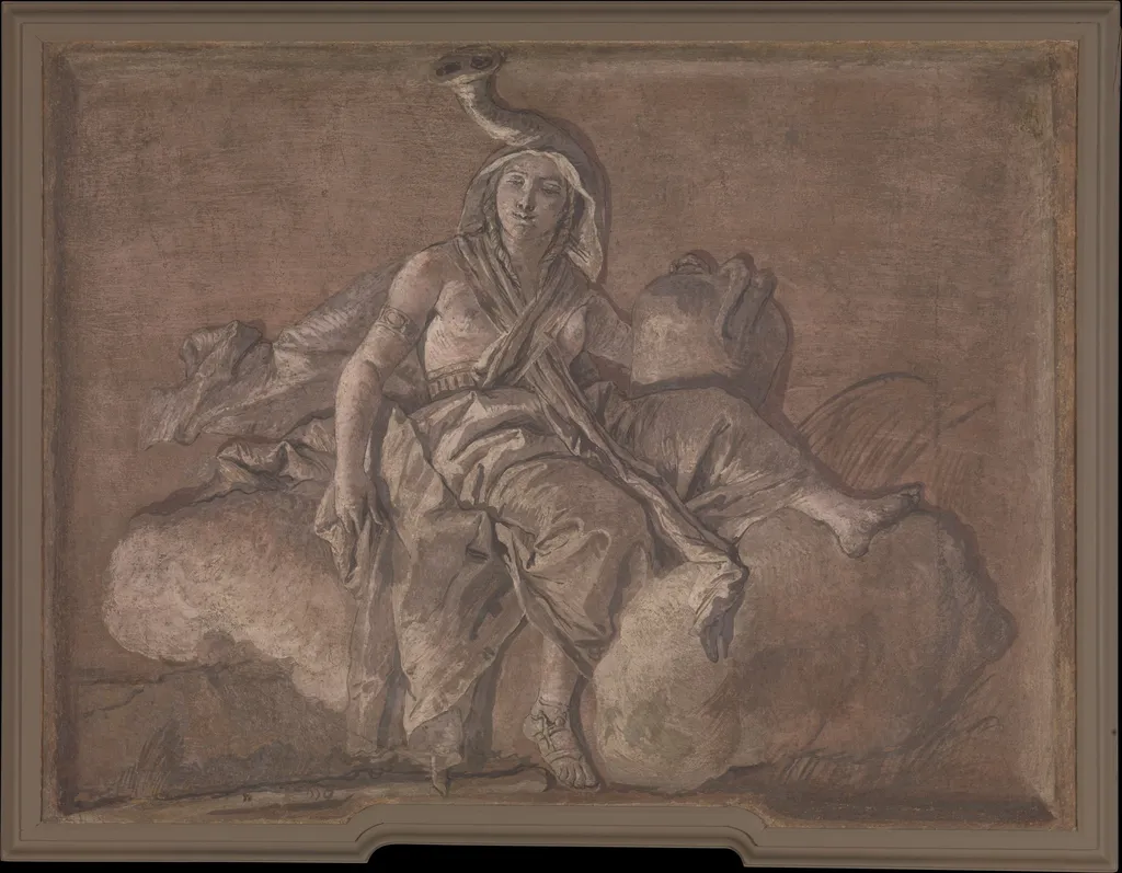 Africa, by Giovanni Domenico Tiepolo, unspecified, 1775