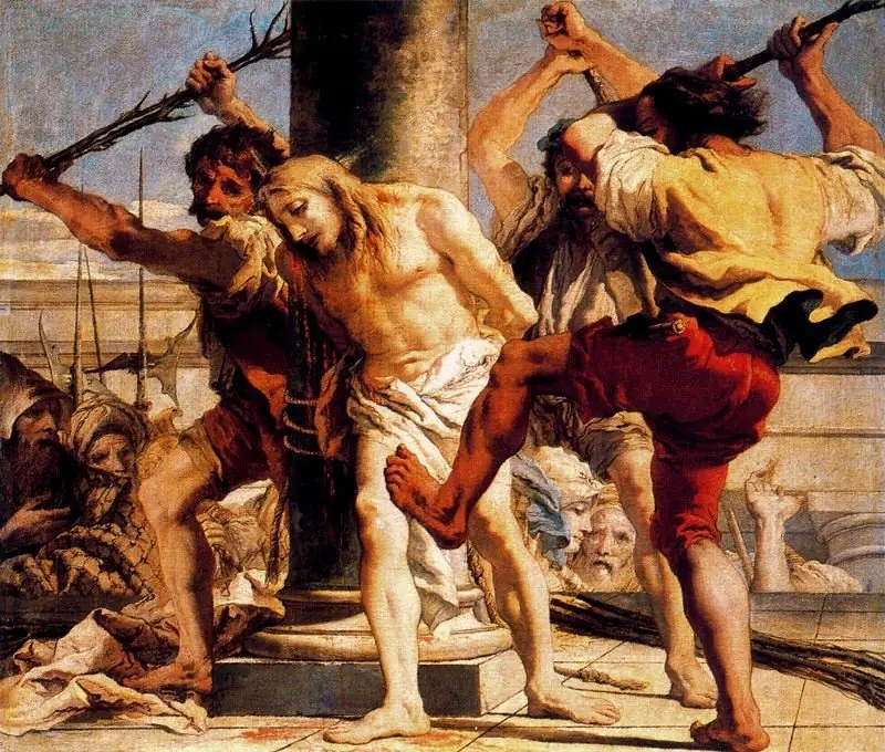 Cristo a la Columna, by Giovanni Domenico Tiepolo