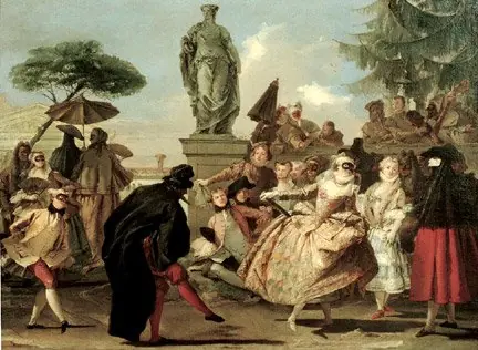 El minuet, by Giovanni Domenico Tiepolo